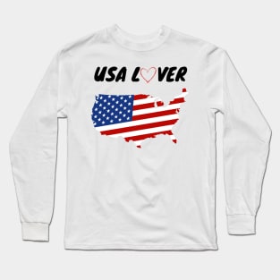 Usa Lover Long Sleeve T-Shirt